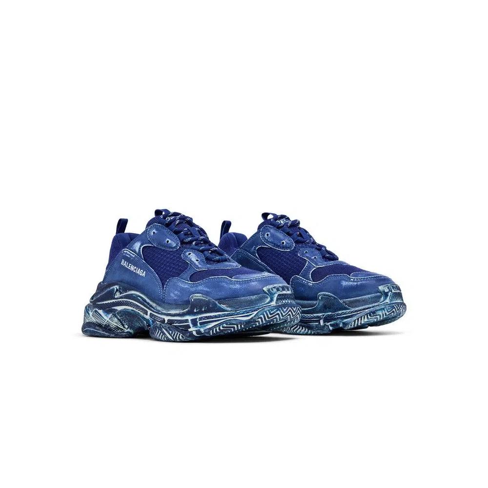 Кроссовки Balenciaga Triple S Sneaker 'Dark Blue' 8