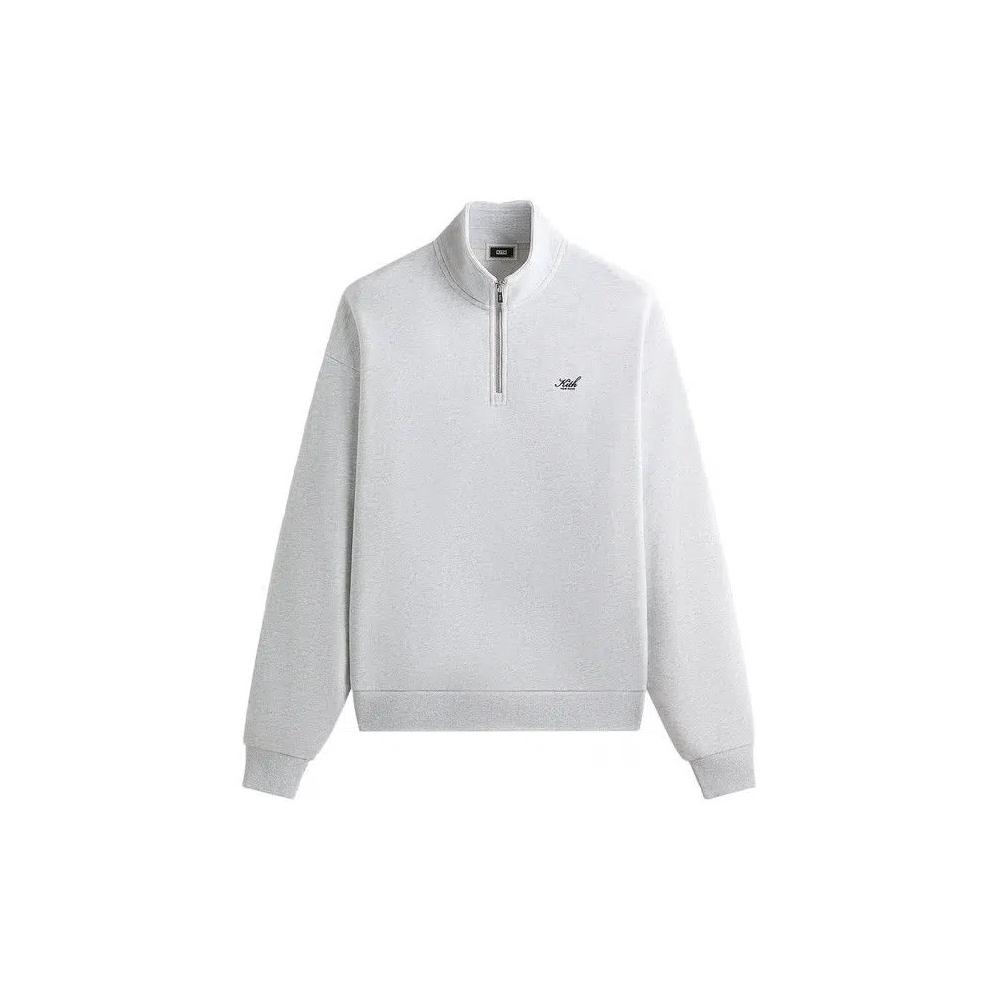 Полузастежки Kith Nelson Quarter Zip 'Светлый хизер-серый' 1