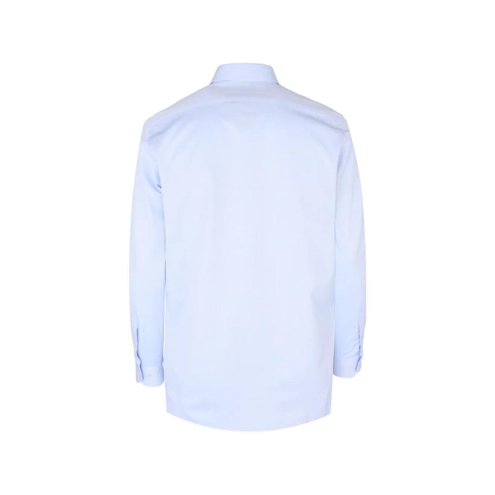 micro-stripe cotton shirt 2