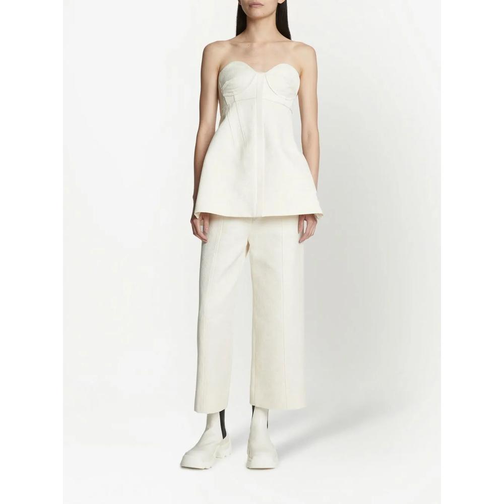 cotton wool jacquard trousers 2