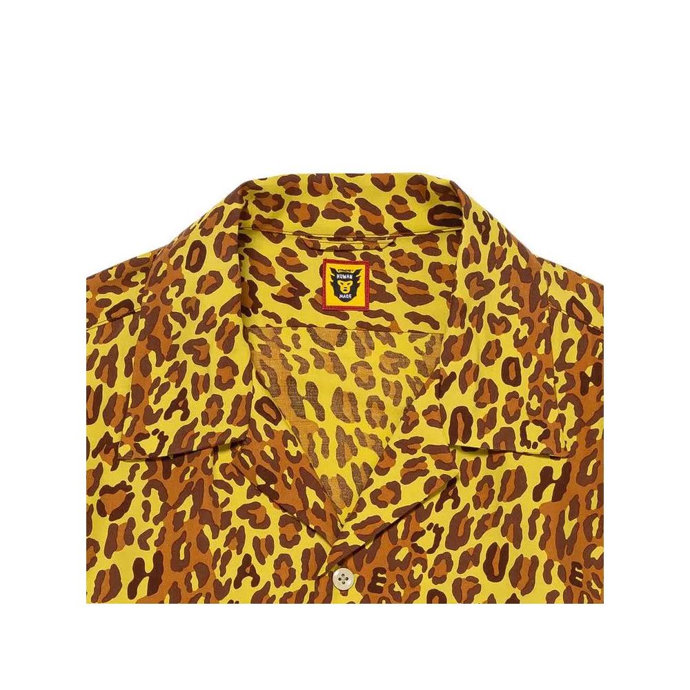 Рубашки на пуговицах Human Made Leopard Aloha Shirt 'Yellow' 3