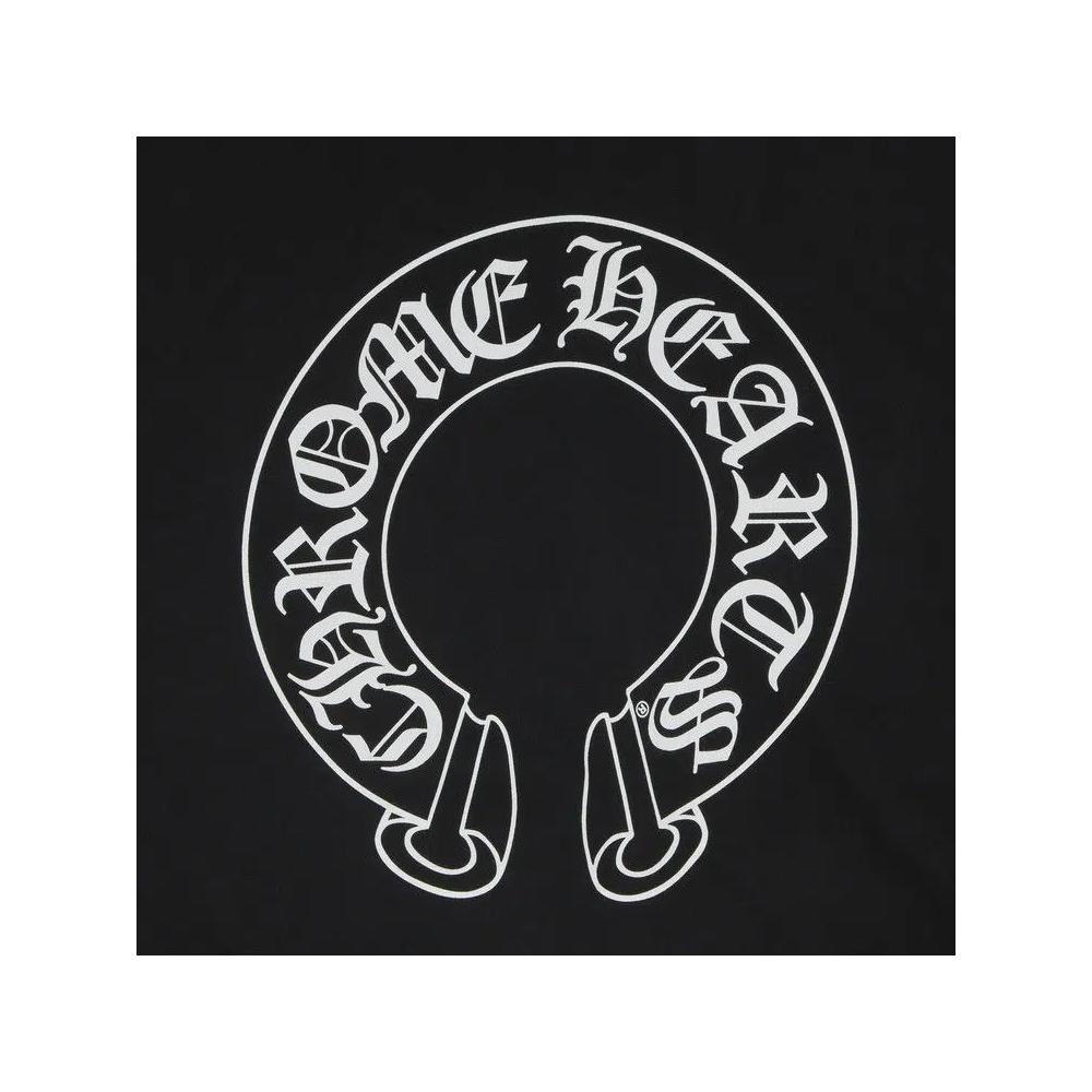Свитеры Chrome Hearts Horseshoe Logo Crewneck Sweatshirt 'Черный' 3