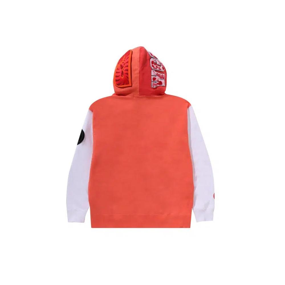 Худи BAPE Shark Full Zip Hoodie Korea «Orange» 2