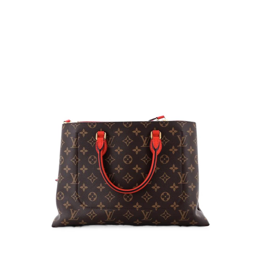 Сумка-тоут Flower Monogram Canvas with Leather 2