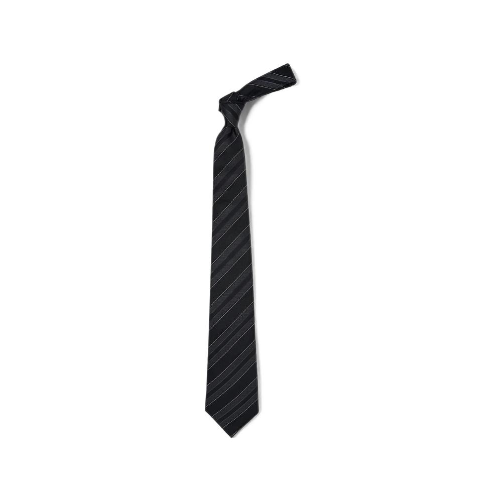 diagonal-stripe silk tie 2