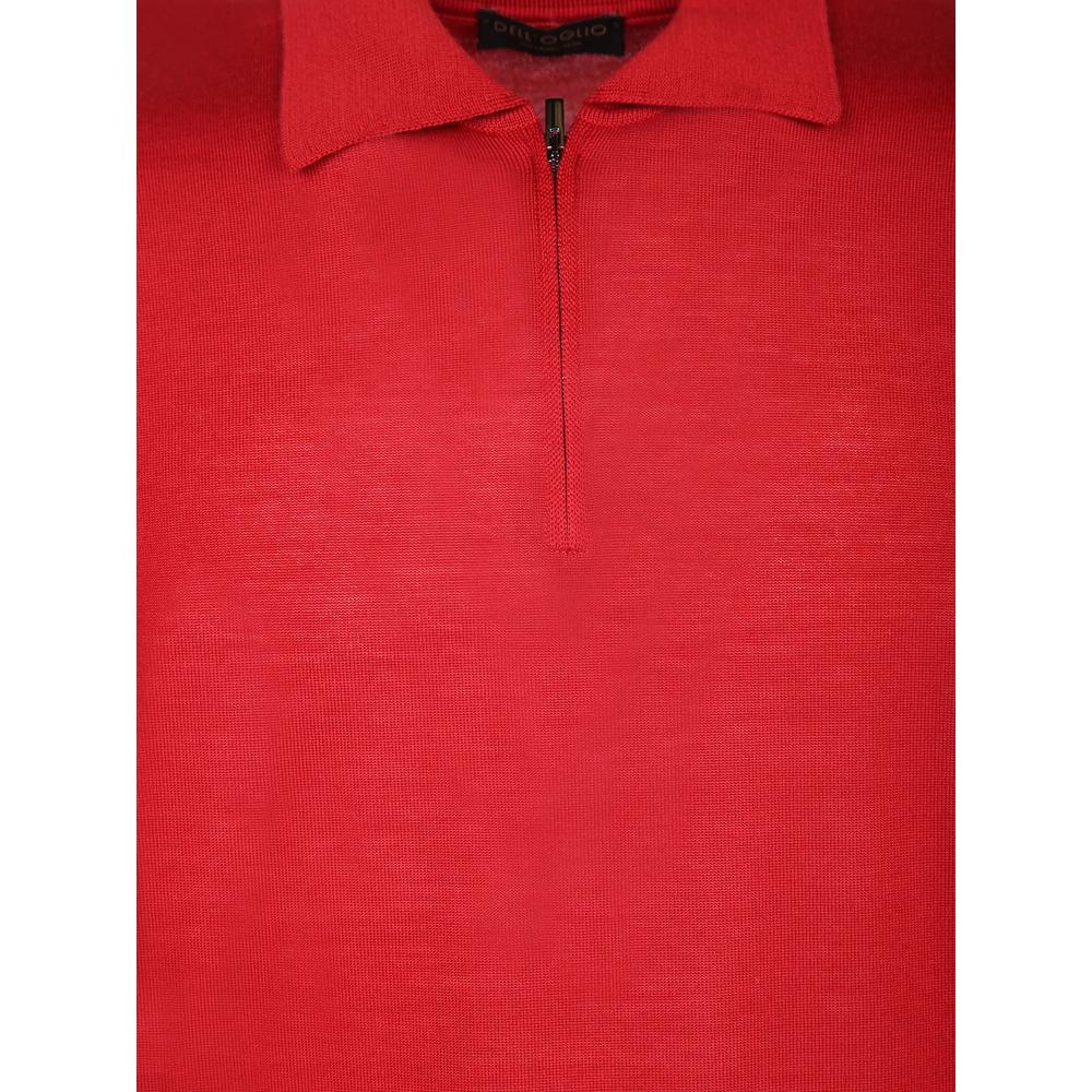 quarter-zip knitted polo shirt 3