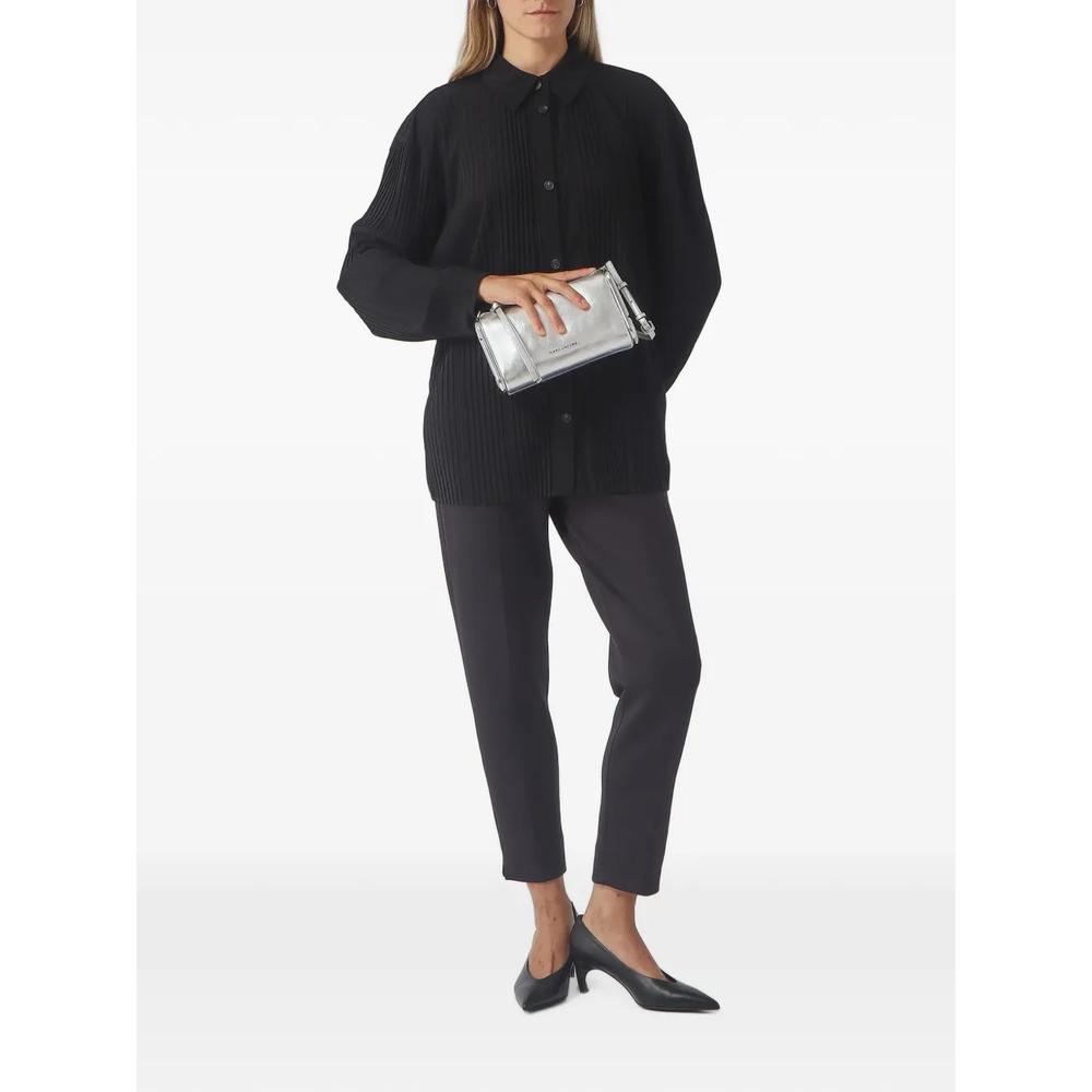 pleated long-sleeve shirt 2