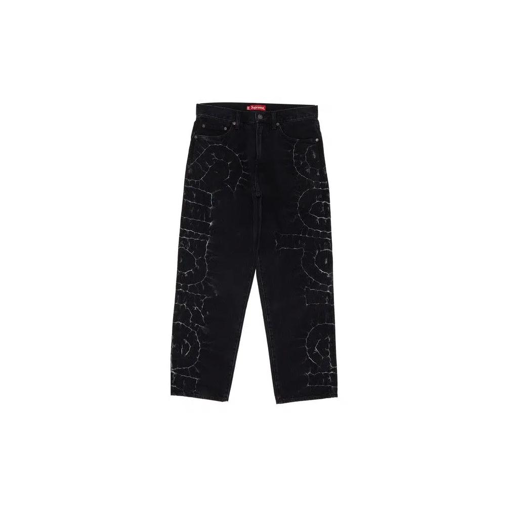 Брюки Supreme Shibori Loose Fit Jean 'Black' 1