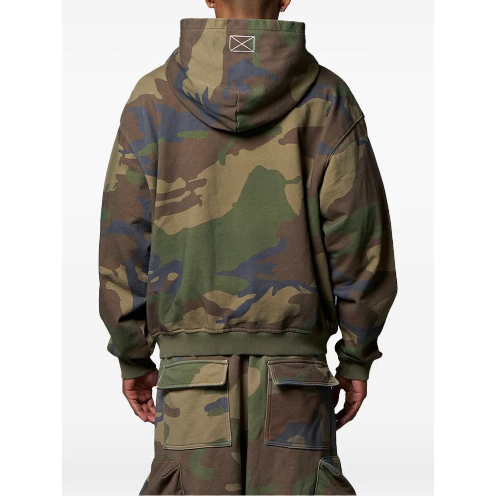 Classic camouflage-print logo-print hoodie 5