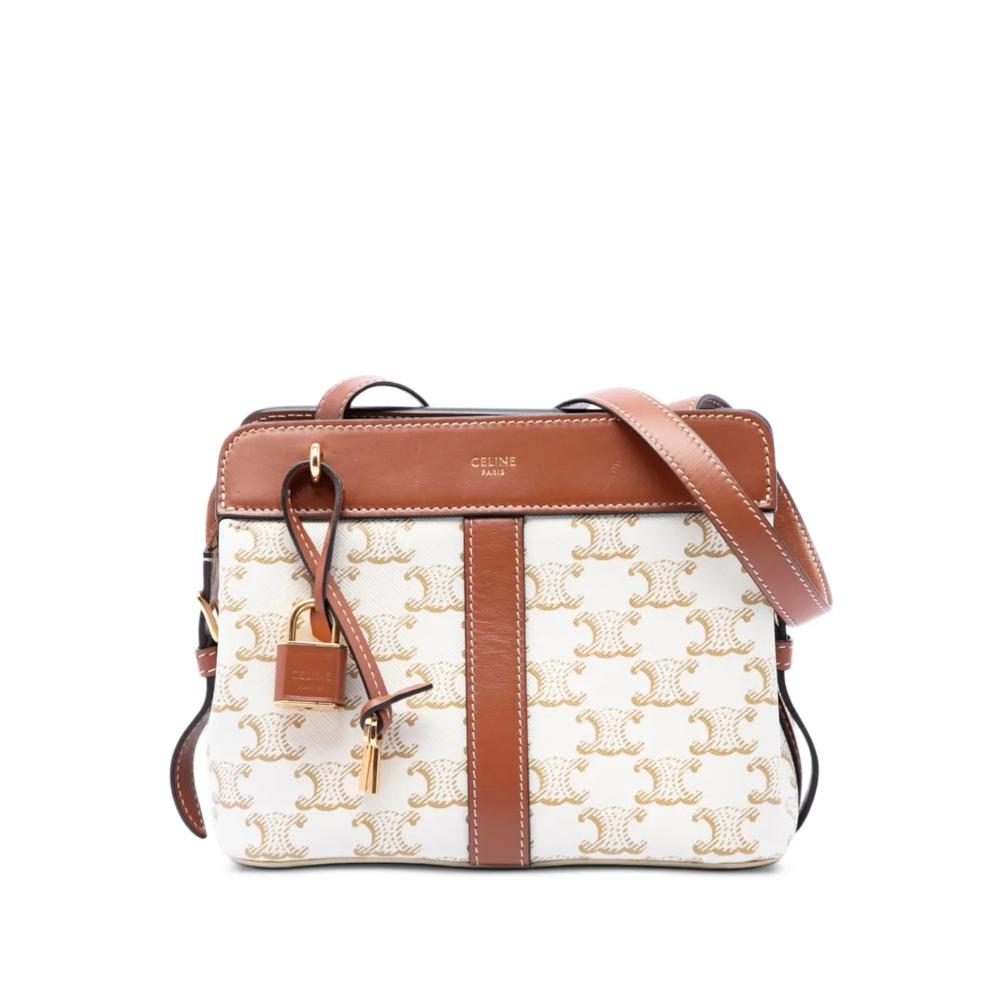 2021 Teen Triomphe Coated Canvas Cabas De France crossbody bag 1