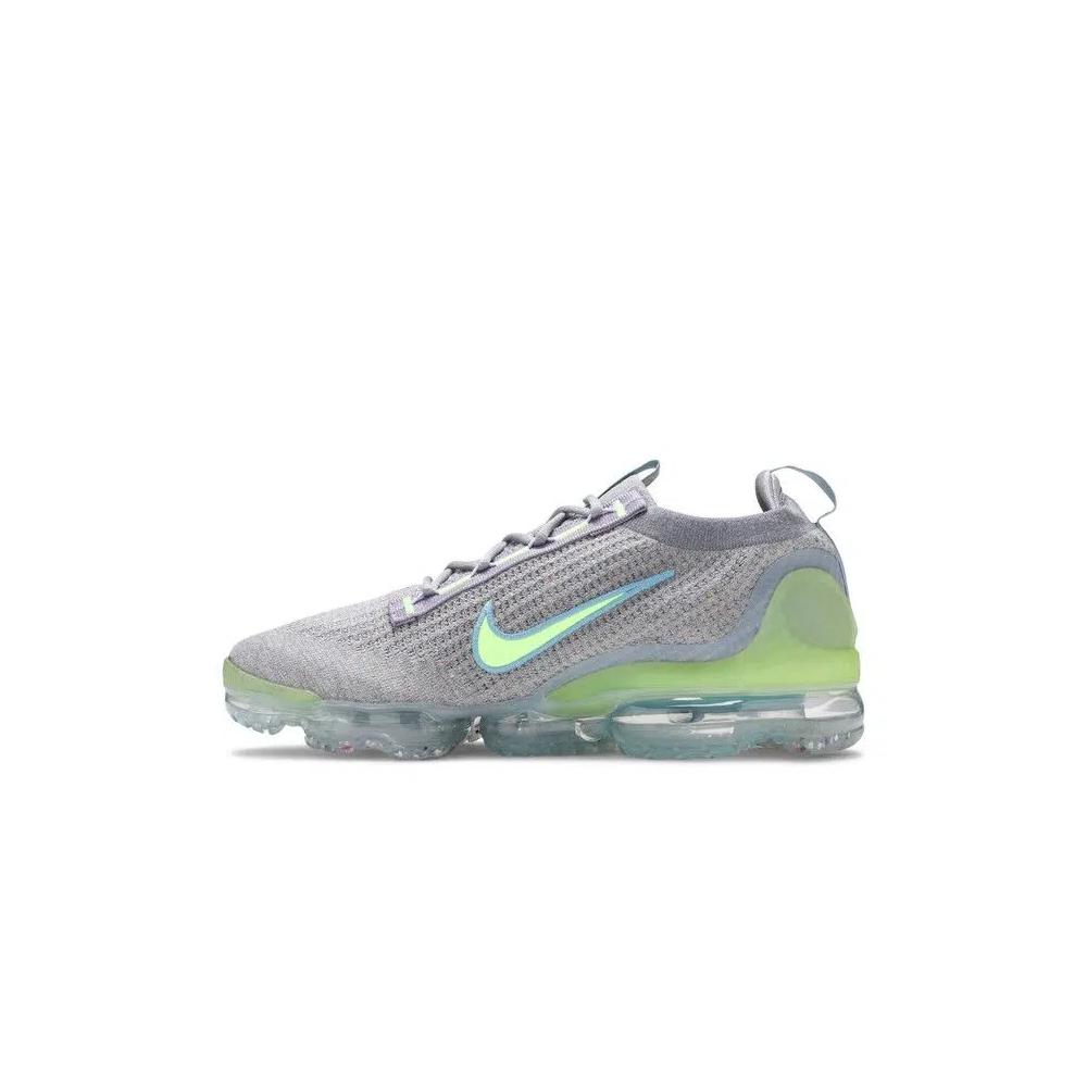 Кроссовки Nike Air VaporMax 2021 Flyknit 'Grey Light Liquid Lime' 3