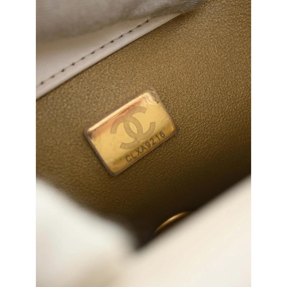 2021-2026 Mini Rectangular Classic Lambskin Pearl Crush Single Flap crossbody bag 6