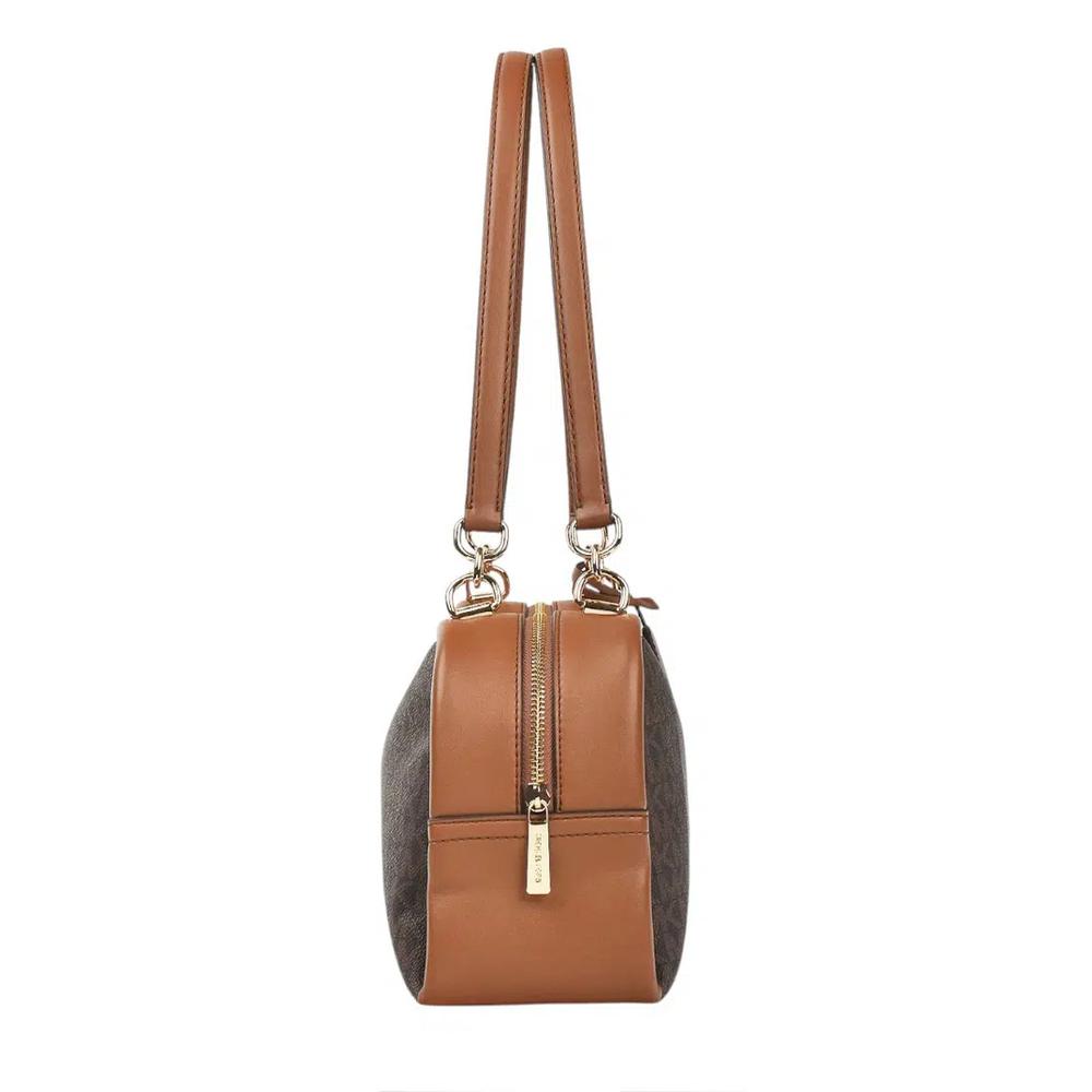 Cecily Medium Signature Logo Shoulder Bag - Коричневый 3