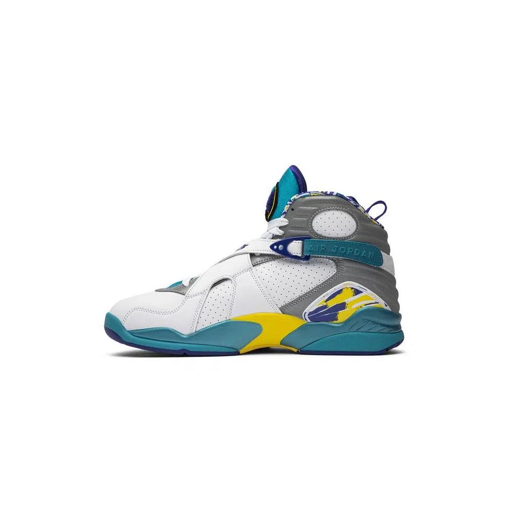 Кроссовки Wmns Air Jordan 8 Retro 'White Aqua' 3