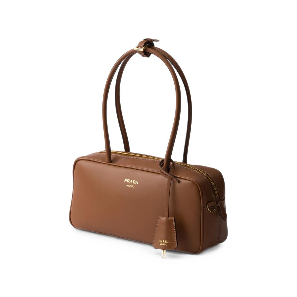 medium leather top-handle bag 5