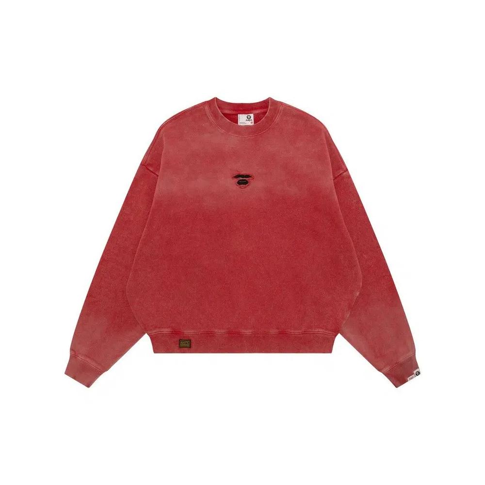 Свитшоты AAPE AAPEUNVS Unvs Crew Neck Sweatshirt 'Red' 1