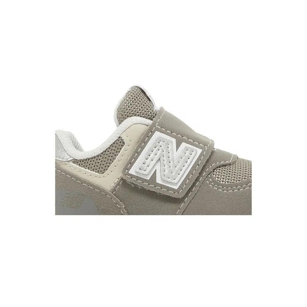 Кроссовки New Balance 574 New-B Hook & Loop Toddler 'Rain Cloud Silver Metallic' 2