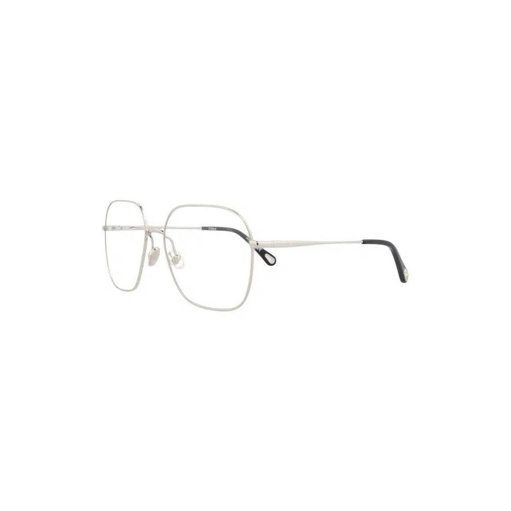 Очки Chloé Square Metal Optical Frames 'Silver/Transparent' 2