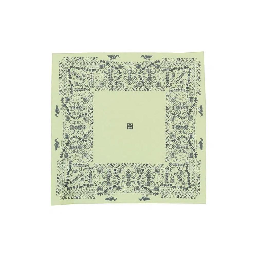 Шарфы Givenchy Bird Bandada Printed Scarf 'Lime' 1