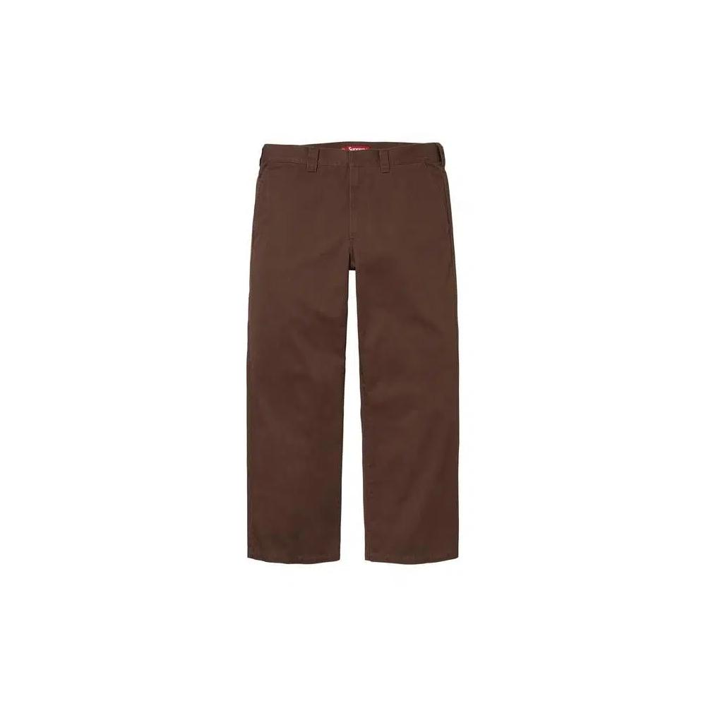 Брюки Supreme Work Pant 'Коричневый' 1