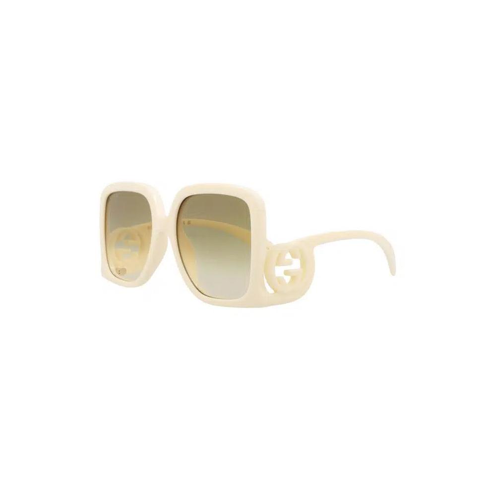 Gucci Square Sunglasses 'Слоновая кость/Коричневый' 3