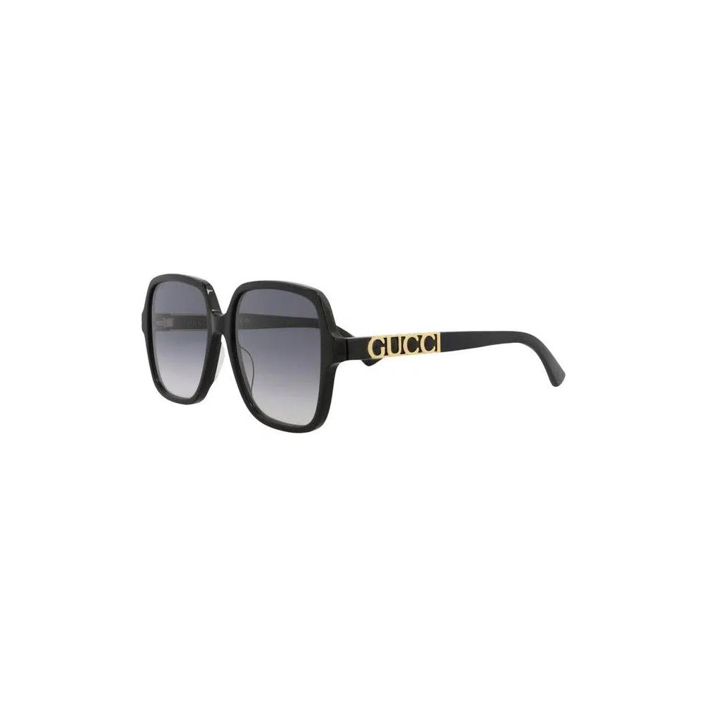 Gucci Square Солнцезащитные очки 'Black/Grey' 3