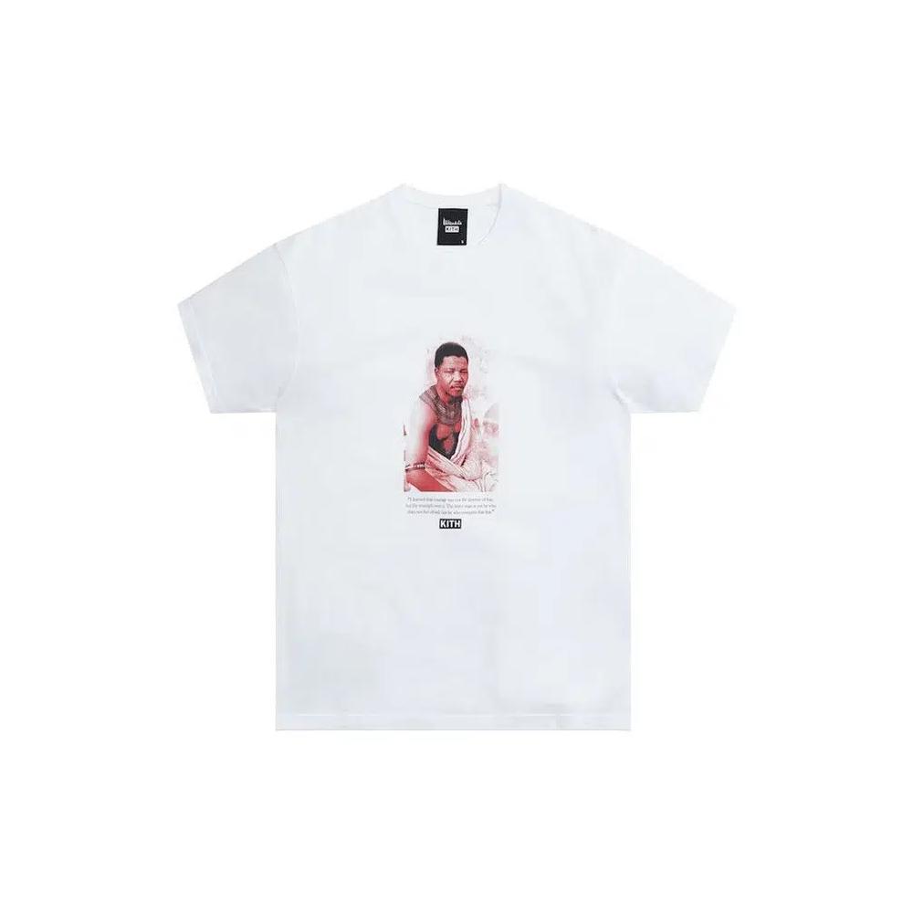 Футболки Kith x Mandela Triumph Vintage Tee 'White' 1