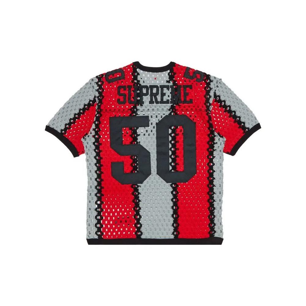 Джерси Supreme Crochet Football Jersey 'Black' 2