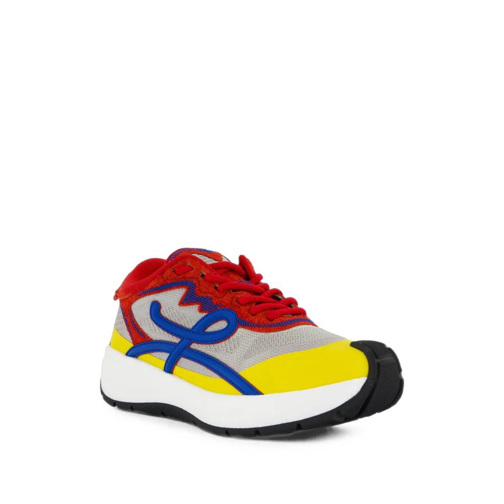 Pogo knit suede sneakers 2