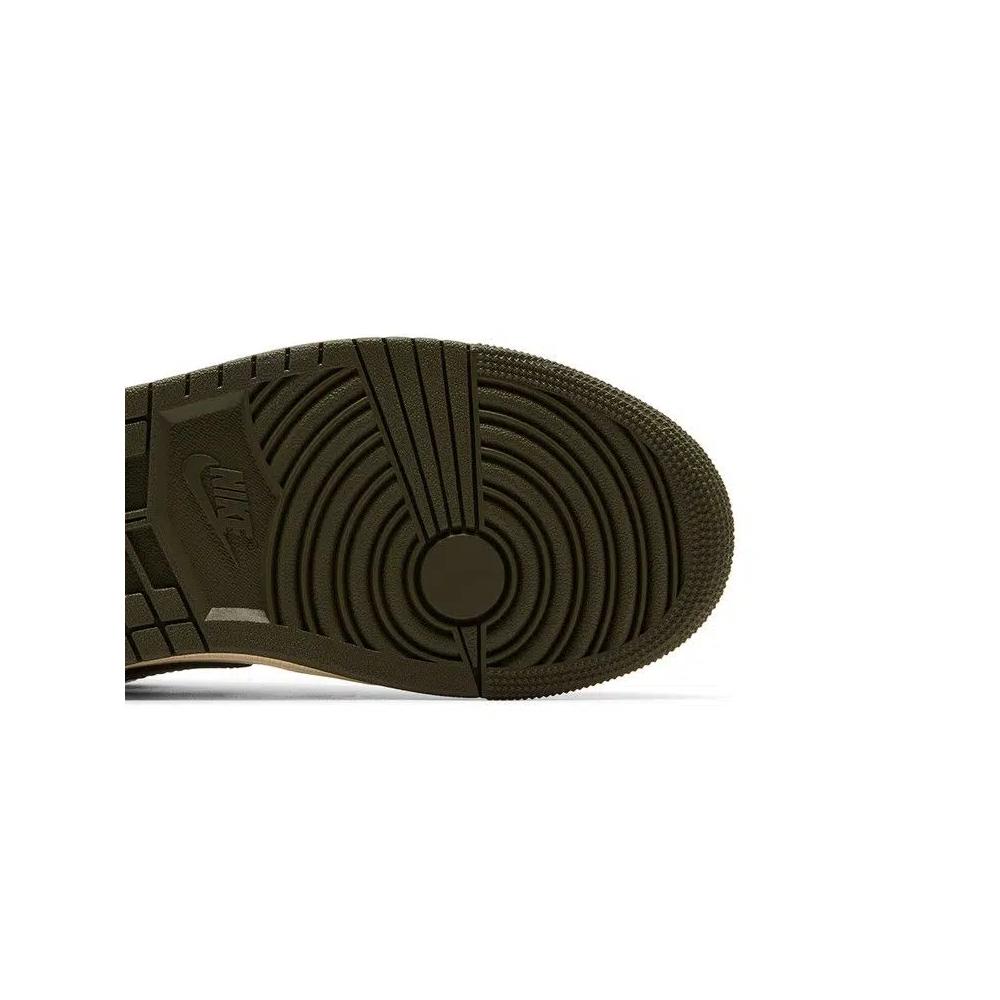 Кроссовки Wmns Air Jordan 1 Low 'Medium Olive' 5