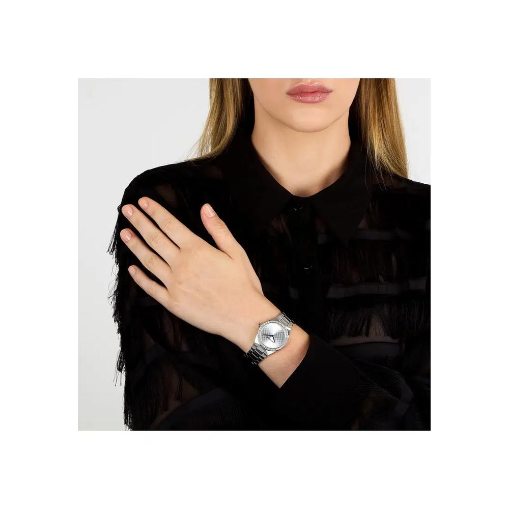 【2 года гарантии】KARL LAGERFELD Hamburg Collection 30mm Women's Silver Quartz Watch R0553105509 5
