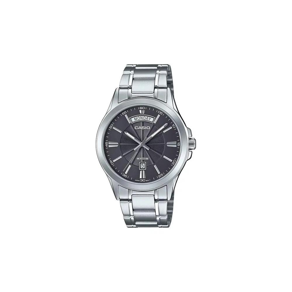 MTP-1381D-8A мужские аналоговые часы с серебристым стальным браслетом 1