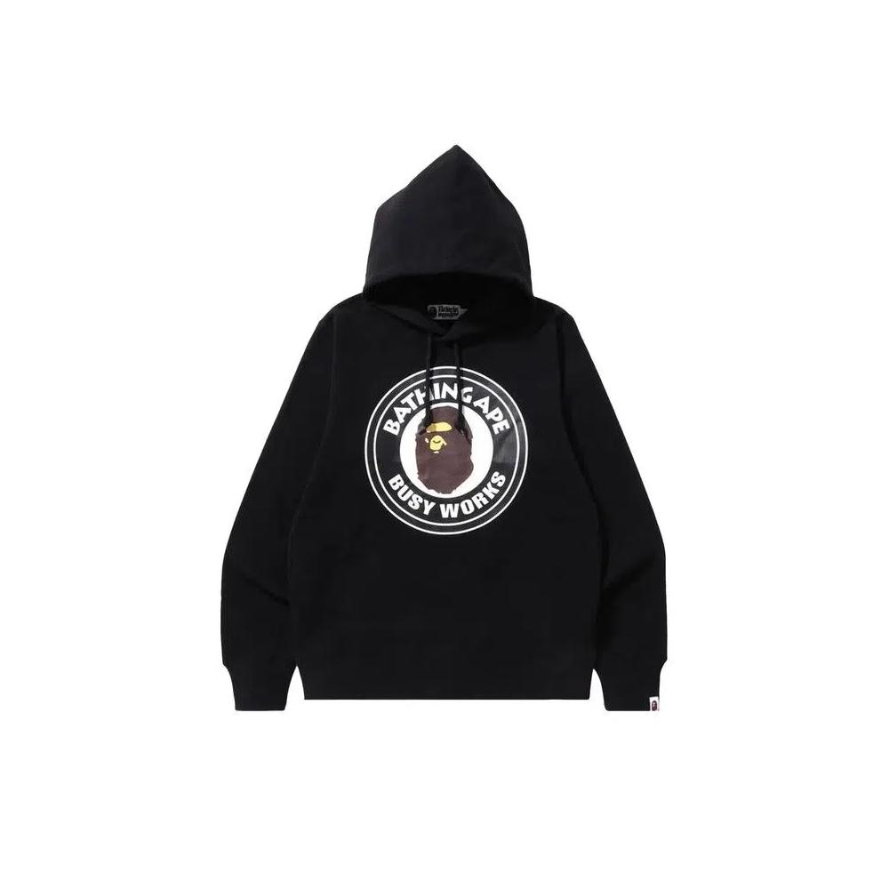 Худи BAPE Busy Works Pullover Hoodie 'Black' 1