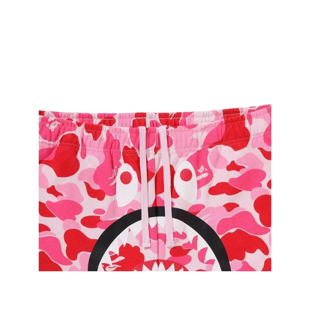 Шорты BAPE ABC Camo Shark Sweatshorts 'Pink' 3