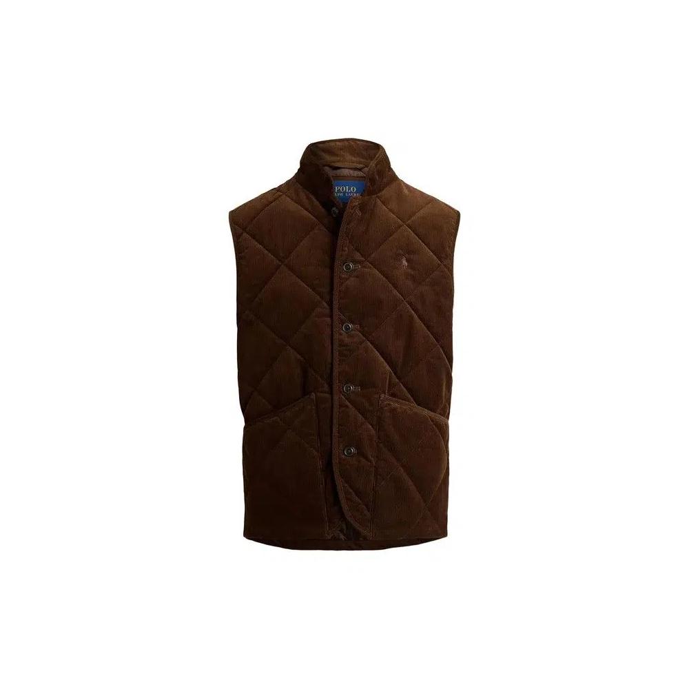Жилеты Polo Ralph Lauren Sleeveless Wale Corduroy Hurston Quilted Vest 'Cooper Brown' 1