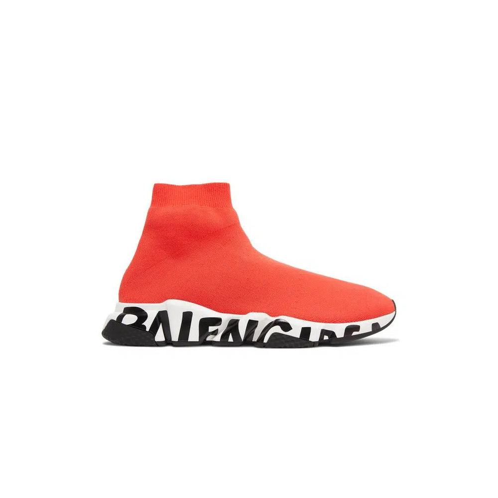 Кроссовки Balenciaga Speed Sneaker «Midsole Graffiti — Красный» 1
