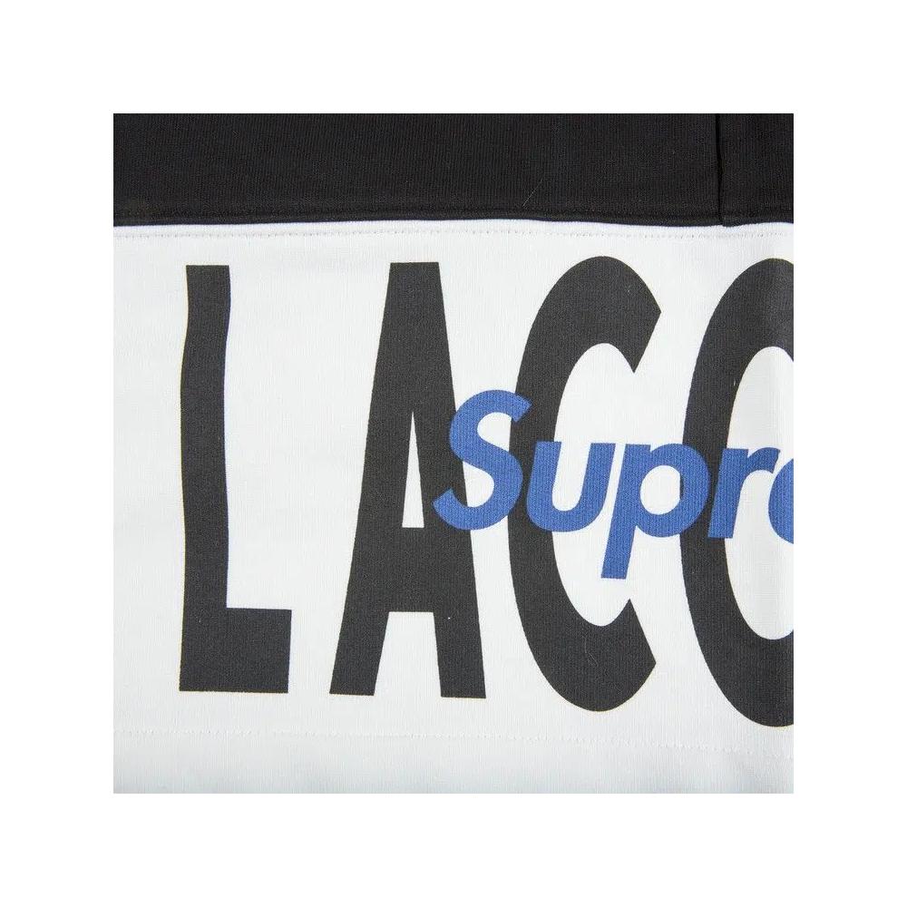 Шорты Supreme x Lacoste Logo Panel Sweatshort 'Black' 3