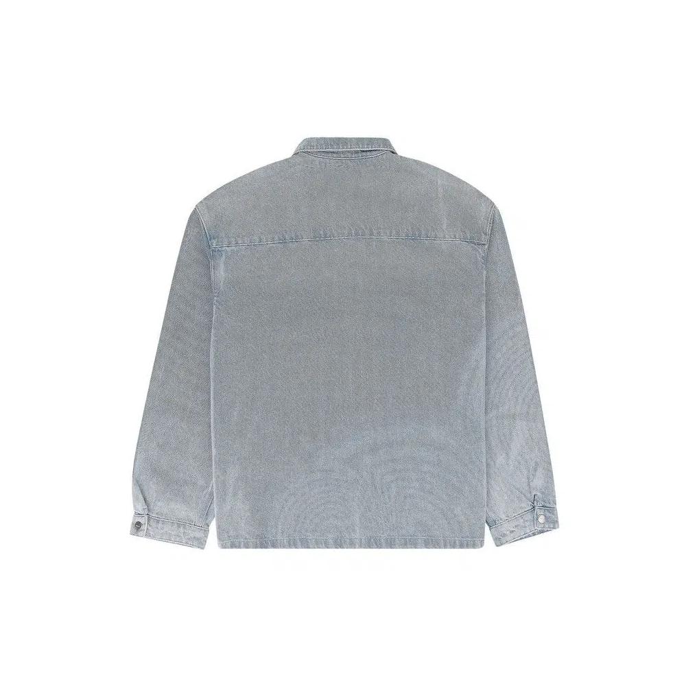 Овершерты PURPLE BRAND Long-Sleeve Snap Shirt Jacket 'Indigo' 2