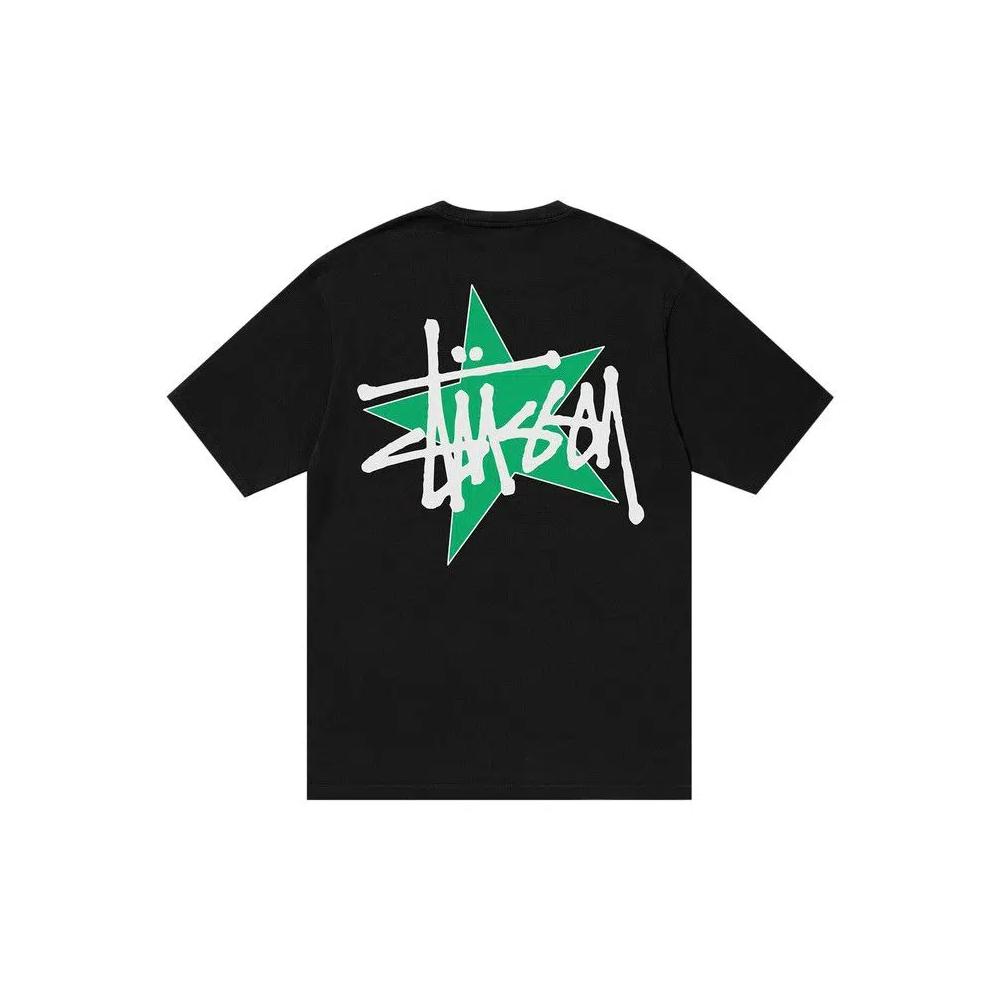 Футболки Stussy Star Tee Pigment Dyed 'Black' 2