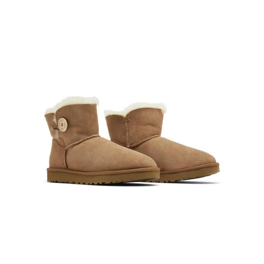 Сапоги UGG Wmns Mini Bailey Button 2 Boot 'Chestnut' 8