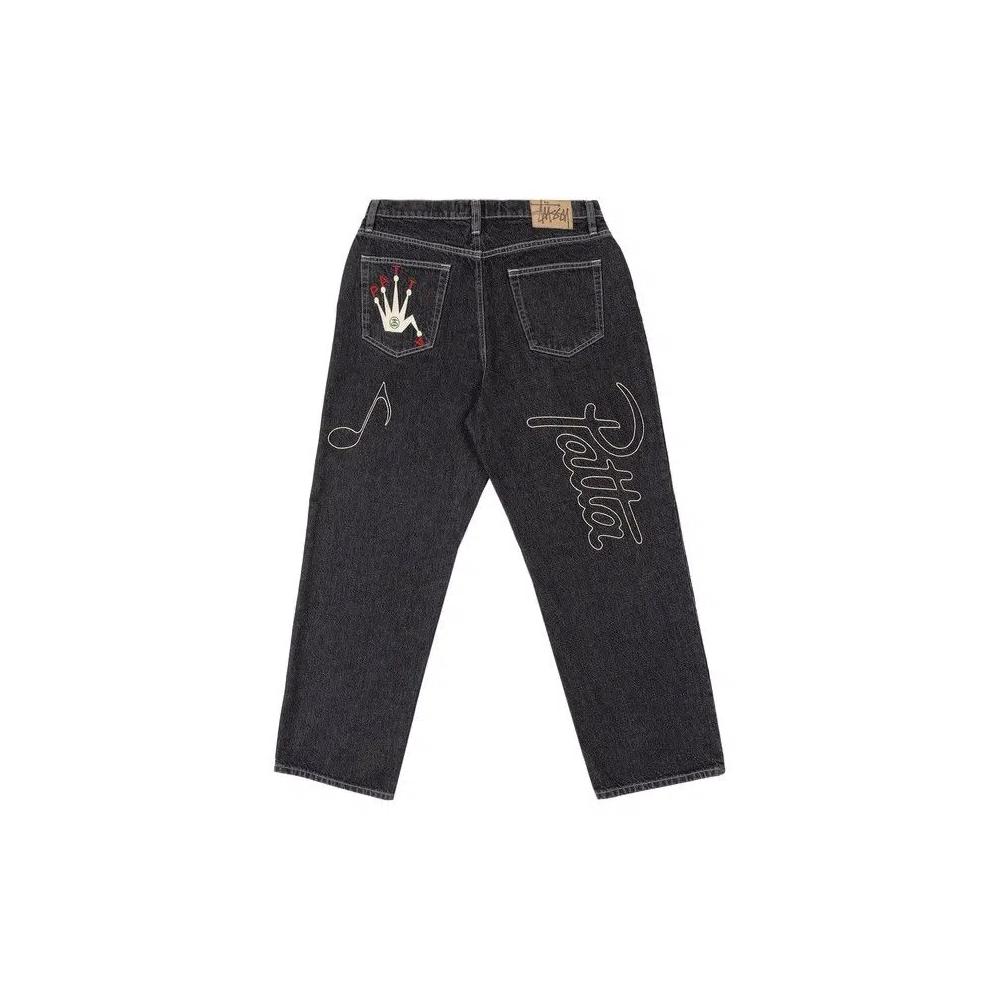 Джинсы Stussy x Patta Big Ol' Jean 'Black' 2
