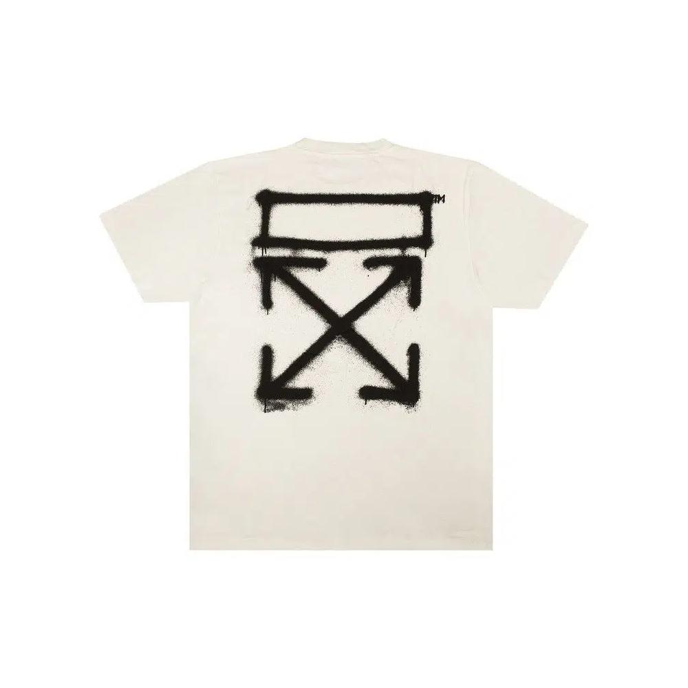 Футболки Off-White Spray Marker Slim Tee 'White/Black' 2