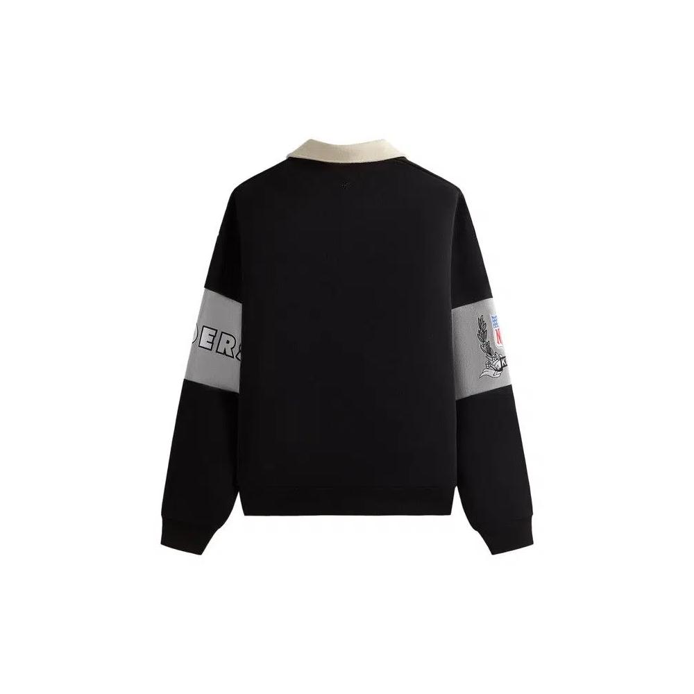 Рубашки и топы Kith & '47 for the NFL: Raiders Nelson Collared Pullover 'Black' 2