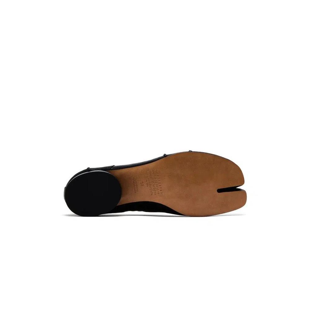 Кроссовки Maison Margiela Wmns Tabi New Ballerina 'Artisanal Vintage Effect - Black' 4