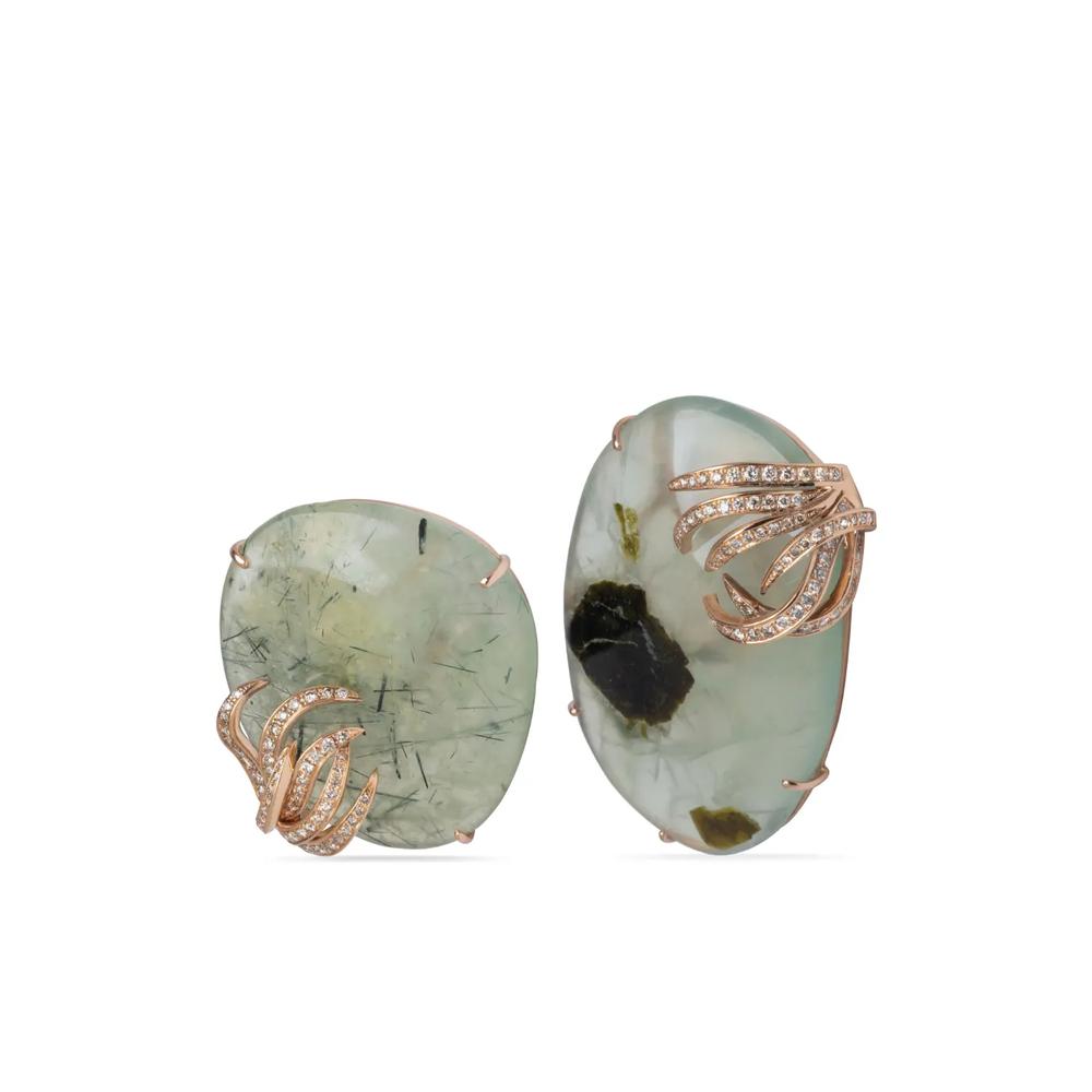 Серьги Soleil Vert из розового золота с бриллиантами 1