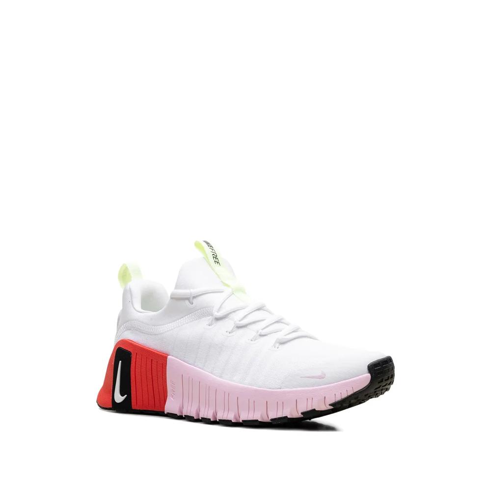 Кроссовки Free Metcon 6 WMNS White Barely Volt Bright Crimson Pink Foam 2