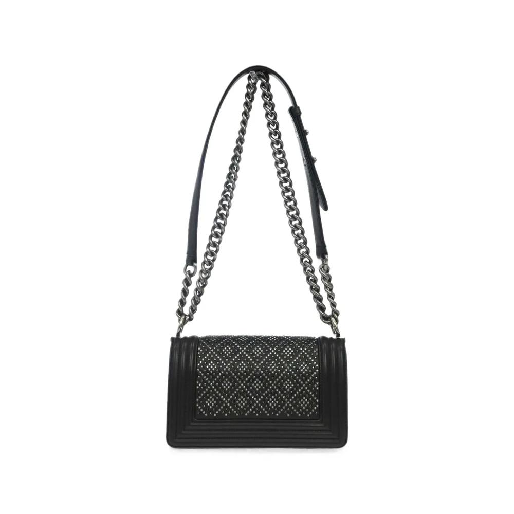 Сумка на плечо Boy Chanel с кристаллами (2020 год) 2