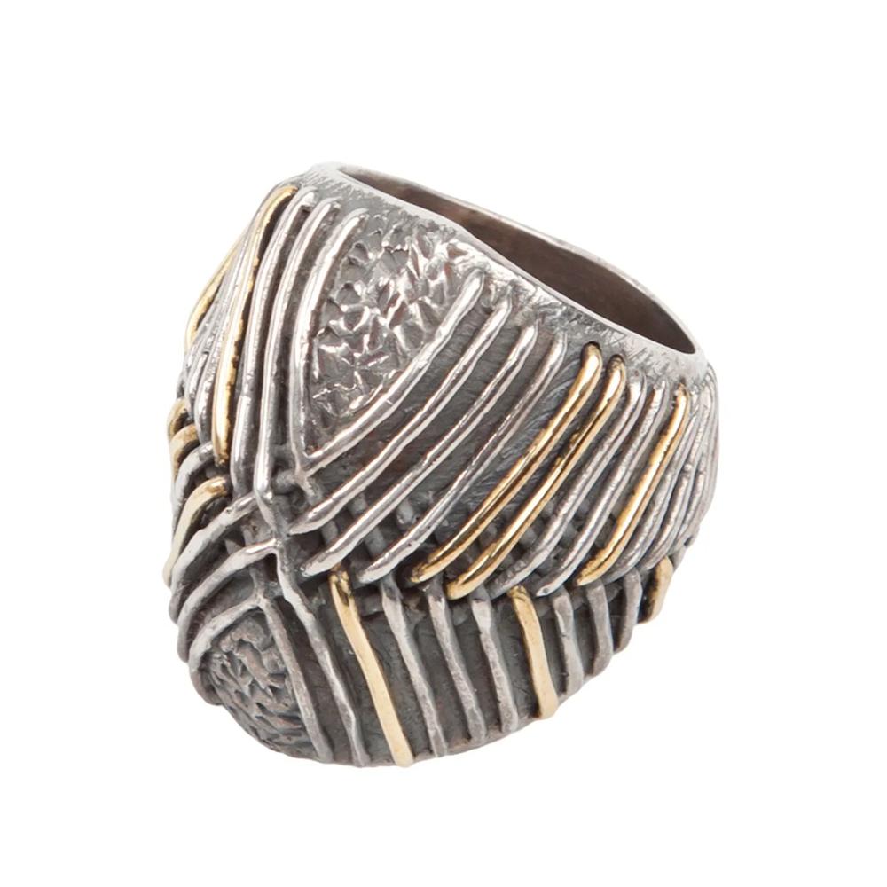 wide braid wire ring 1