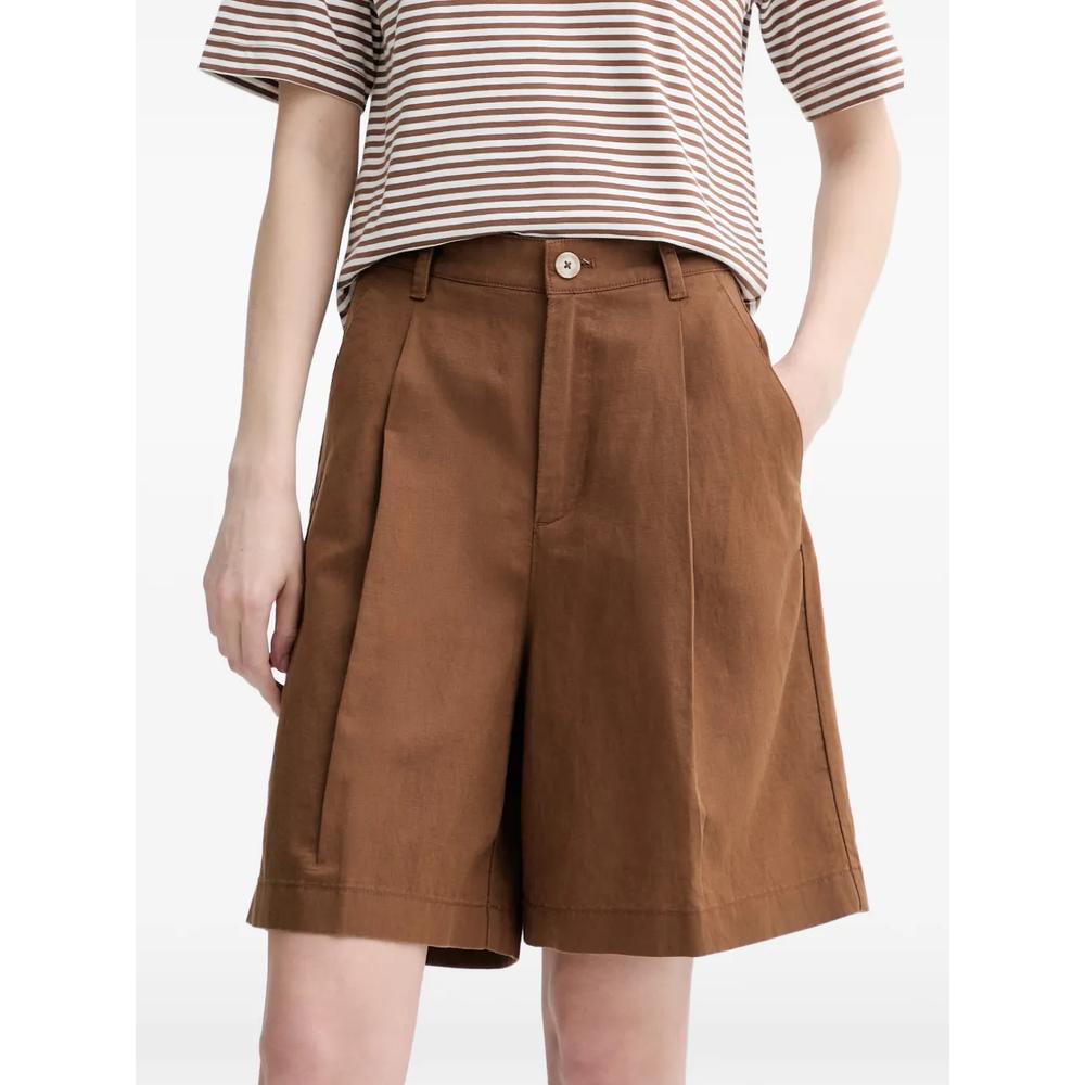 pleated knee-length shorts 2