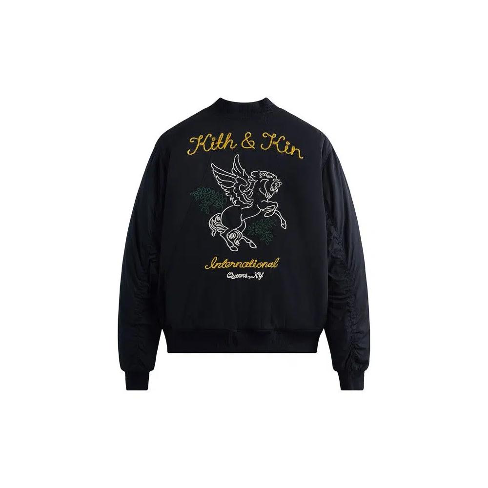 Бомберы Kith Dumont Flight Bomber Jacket 'Черный' 2